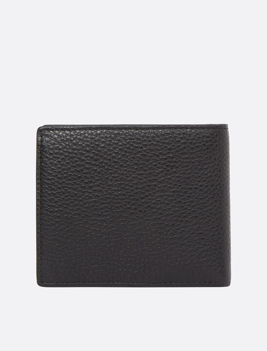 TH Monogram Leather Bifold Wallet, Black TH Monogram Leather Bifold Wallet
