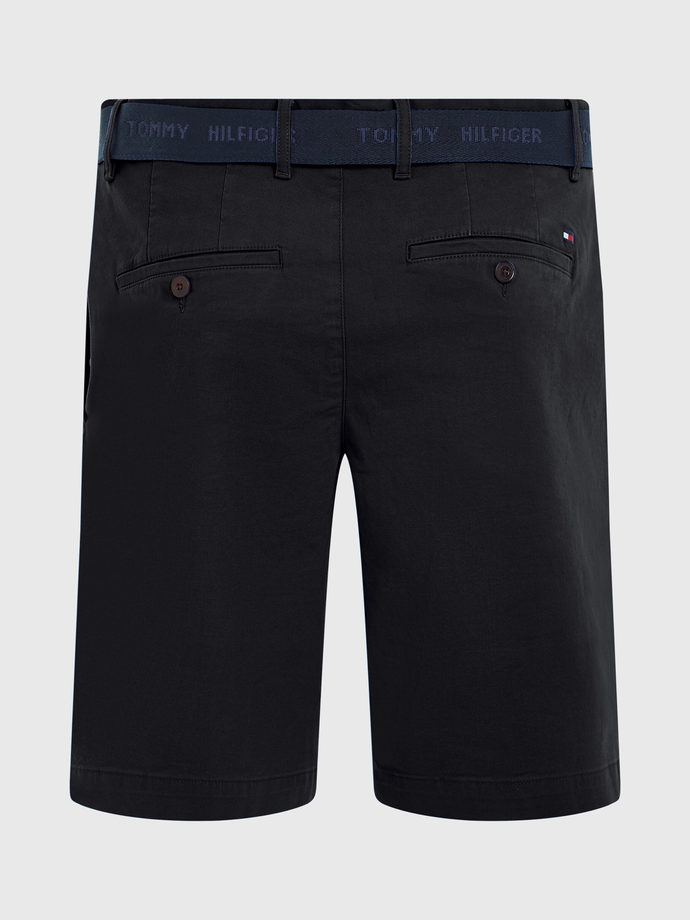 Essential Brooklyn Organic Cotton Twill Shorts With Belt Tommy