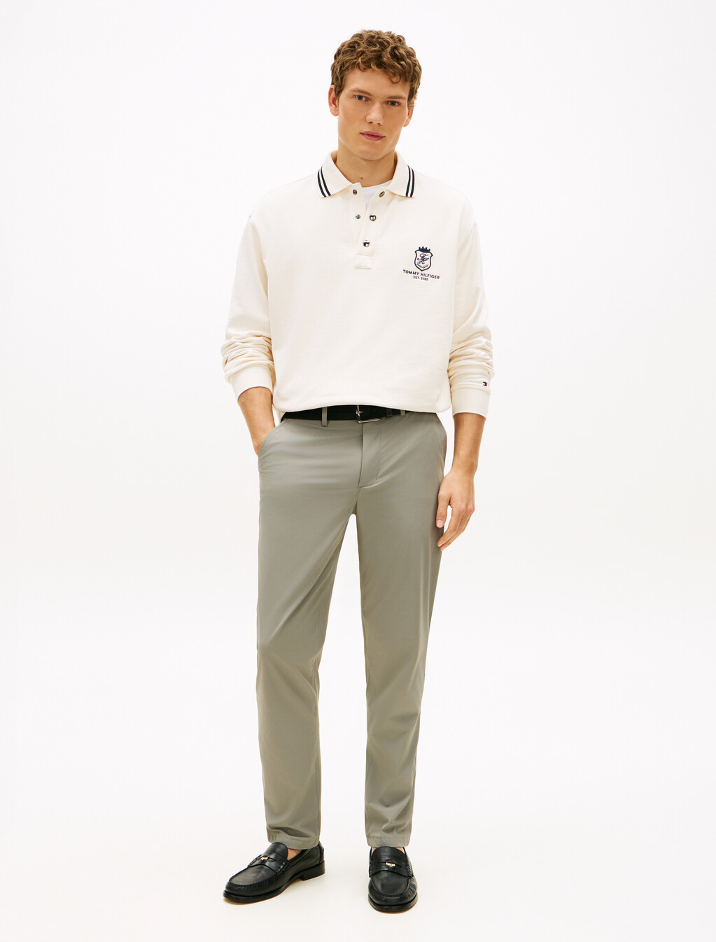 1985 Pique Regular Polo, Hydrogen Grey, hi-res