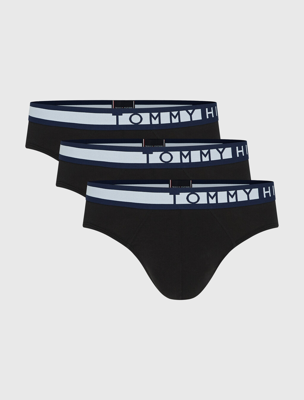 3-Pack Logo Waistband Briefs, PVHBLACK/PVHBLACK/PVHBLACK, hi-res