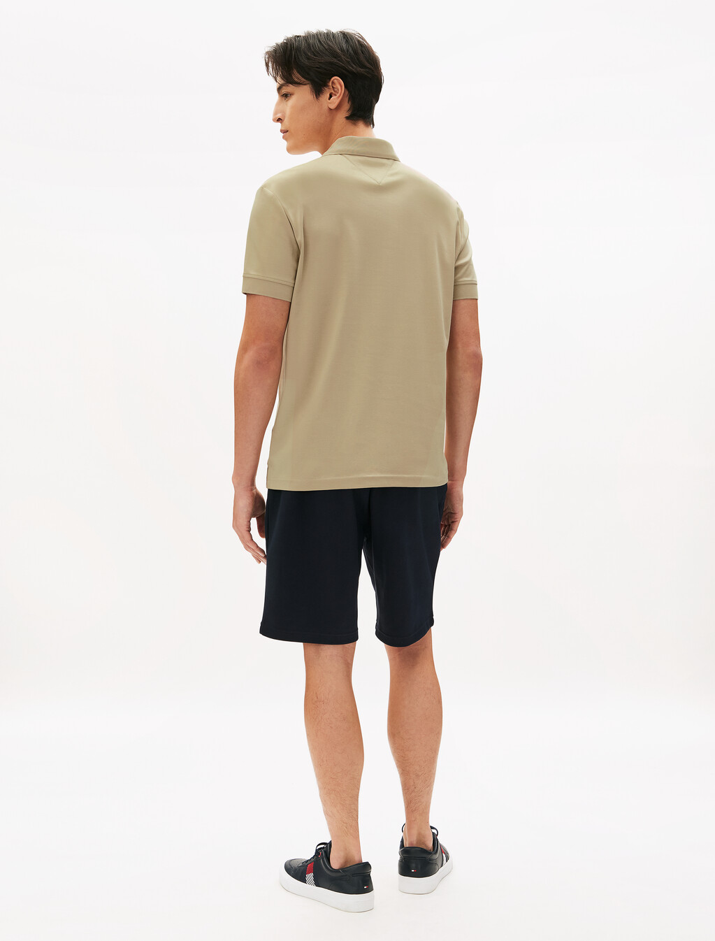Texture Placket Polo Shirt, Sandalwood, hi-res
