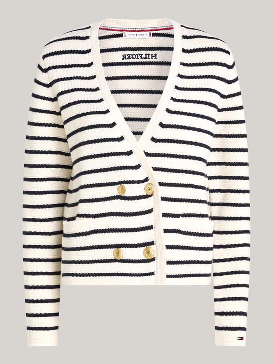 Breton Stripe Cardigan