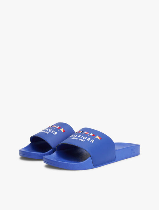 Flag Embroidery Pool Slides