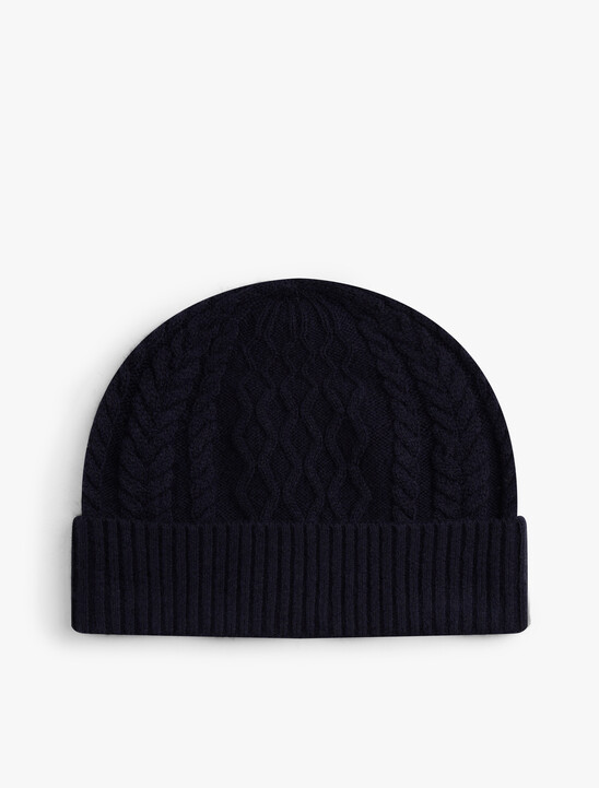 TH Crest Cable Knit Beanie