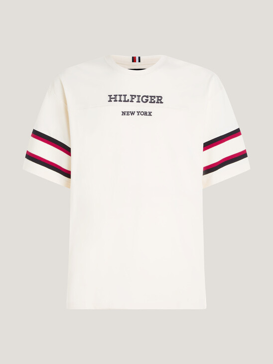 Hilfiger Monotype Stripe Sleeves T-Shirt