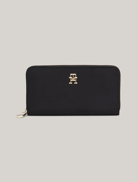 TH Monogram Large Zip-Around Wallet