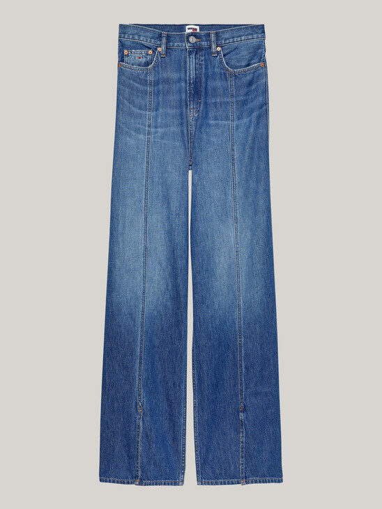 Claire Front Split Wide Leg Jeans