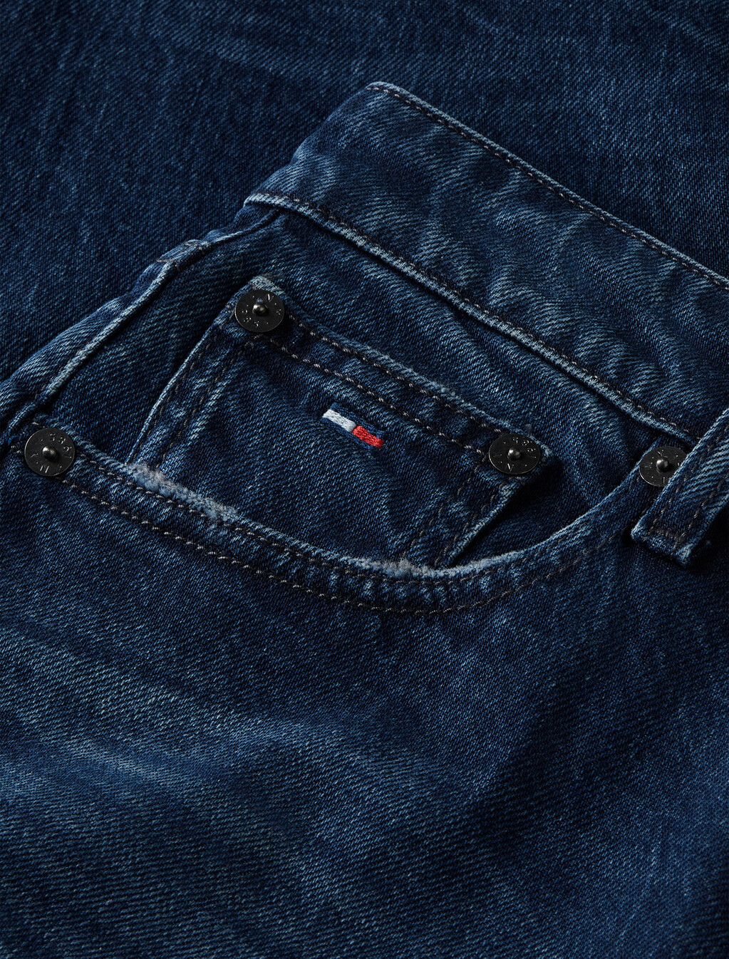 Sylvia High Rise Bootcut Faded Jeans, Blue Black, hi-res
