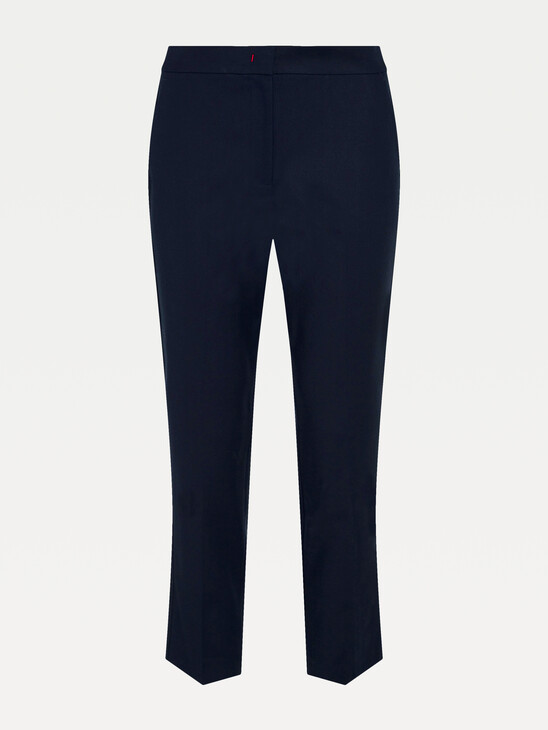 STRETCH COTTON SLIM FIT TROUSERS