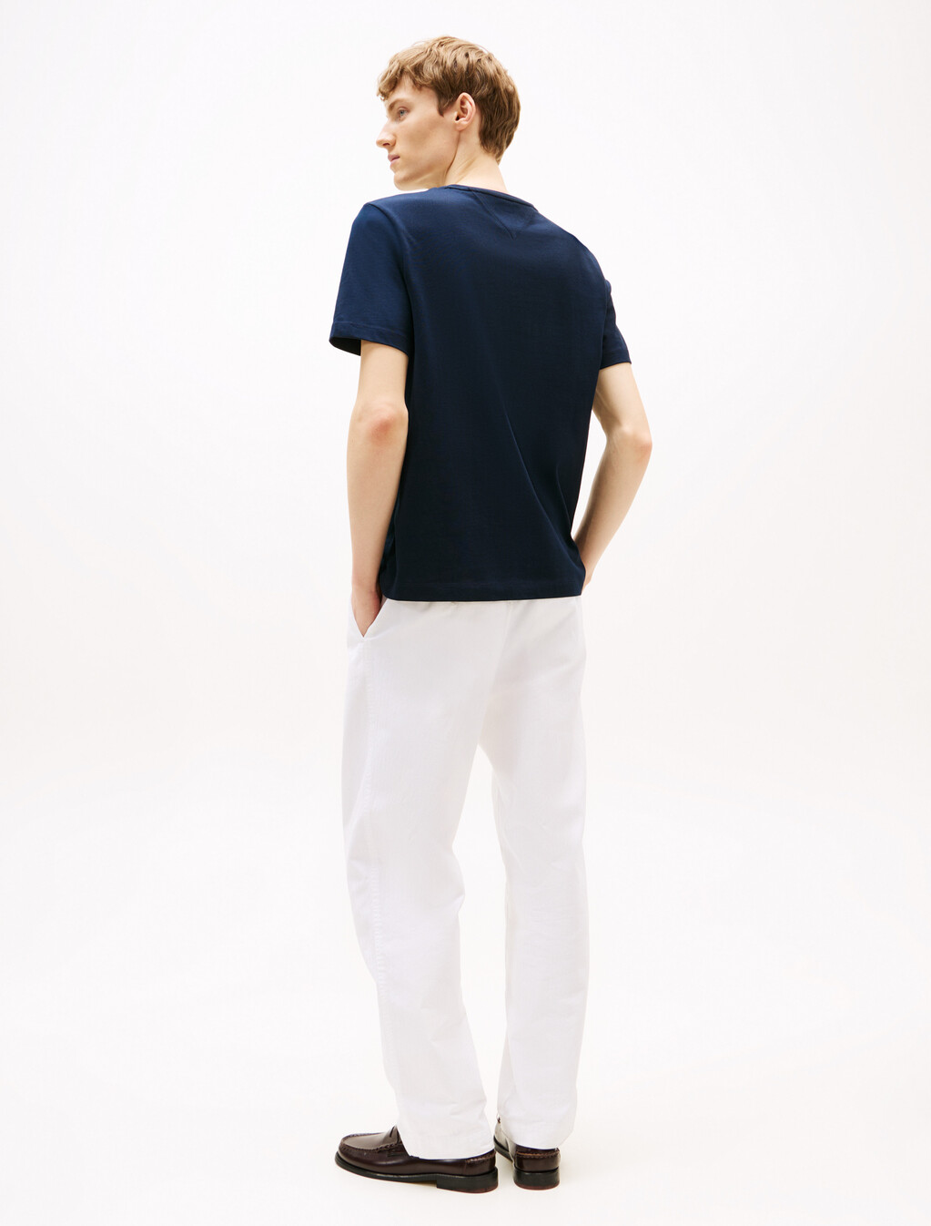 Contrast TH Monogram Embroidery T-Shirt, Desert Sky, hi-res