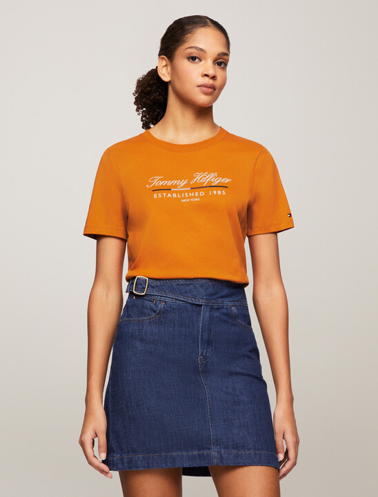 Script Logo Crewneck T-Shirt