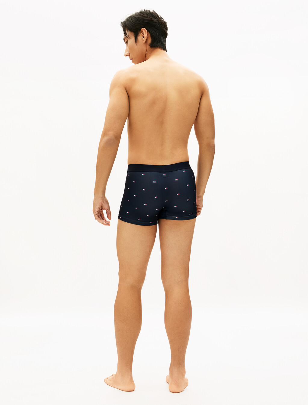 Th Original Print Logo Waistband Trunks, Flag Aop Desert Sky, hi-res