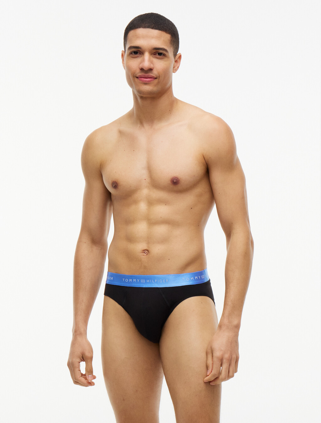 3-Pack Signature Logo Metallic Waistband Briefs, Wedge Blue/Blue Spell/Blue Jean, hi-res