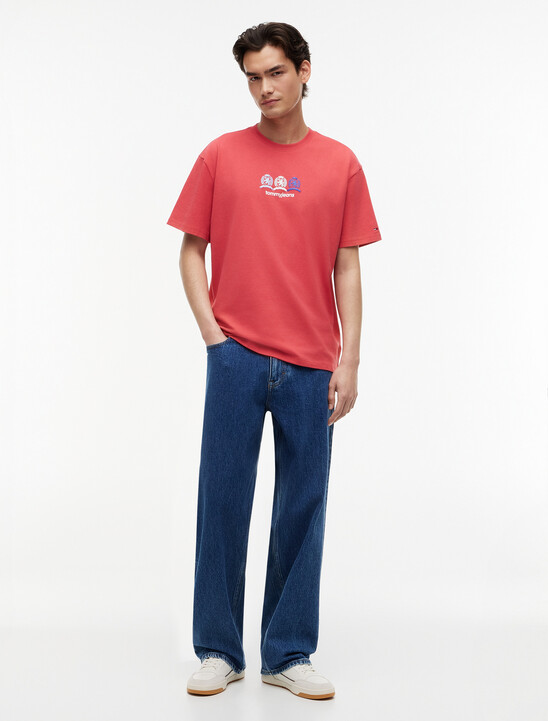 Back Repeat Crest Logo Relaxed T-Shirt