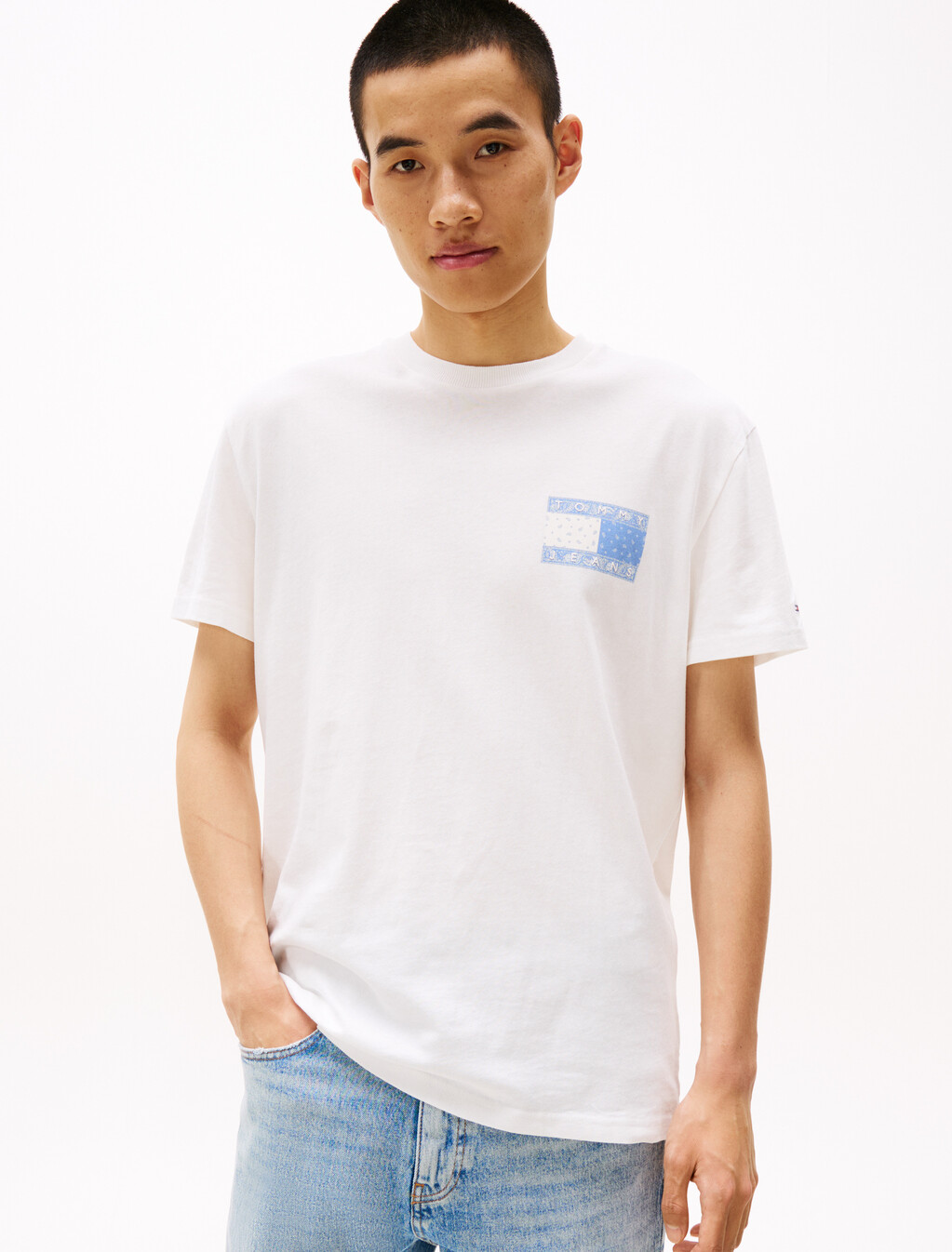 Paisley Back Logo T-Shirt, Ecru, hi-res