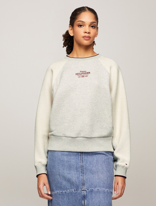 Texture Logo Sweatshirt