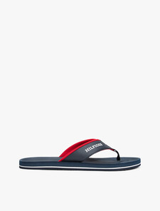 Logo Padded Strap Flip-Flops, Desert Sky, hi-res