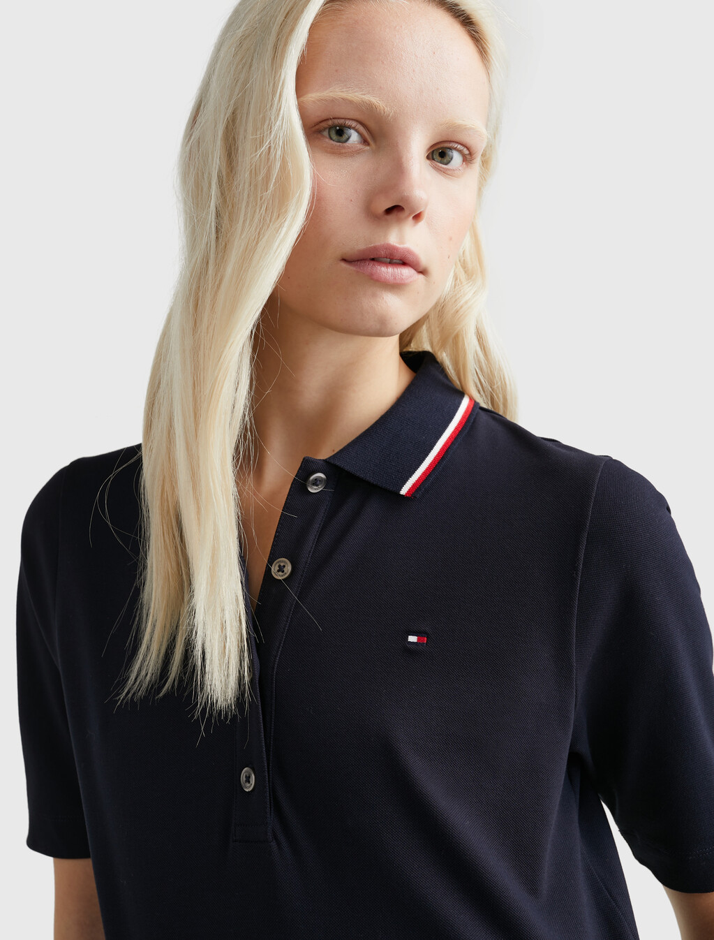 Tipped Regular Polo, Desert Sky, hi-res
