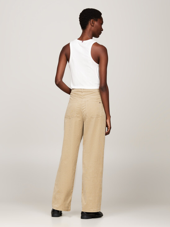 Corduroy Relaxed Straight Leg Trousers