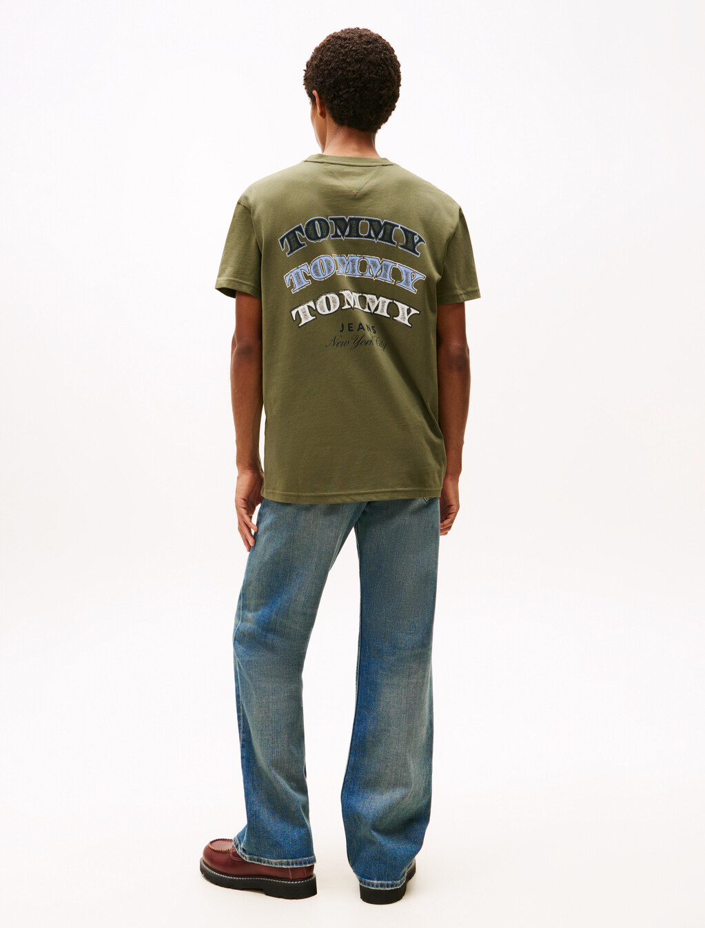 Dollar Stack Logo Regular T-shirt, Dark Greenery, hi-res