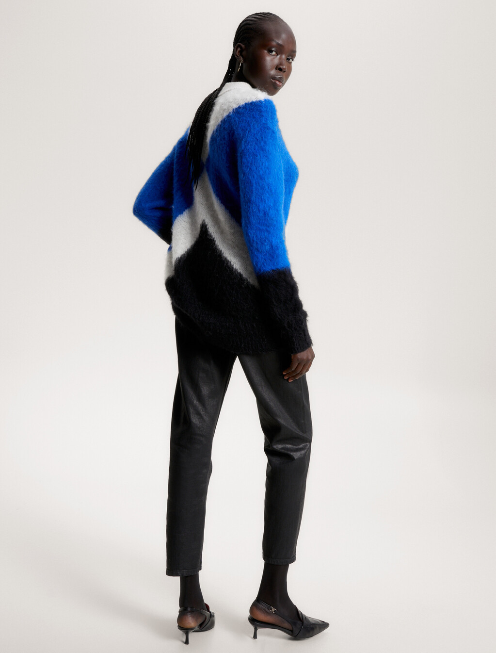 Argyle Color Block Alpaca Sweater, Argyle Ultra Blue, hi-res