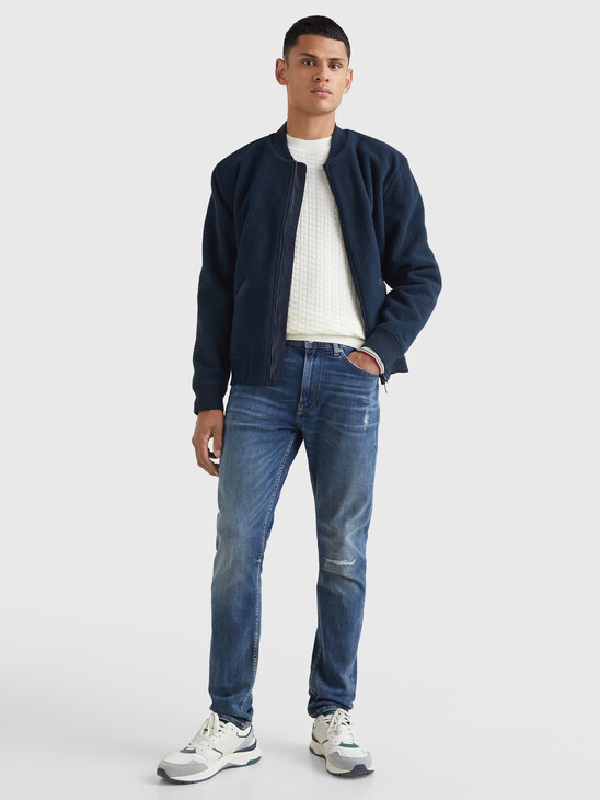 HOUSTON TAPERED TOMMY HILFIGER FLEX DISTRESSED JEANS
