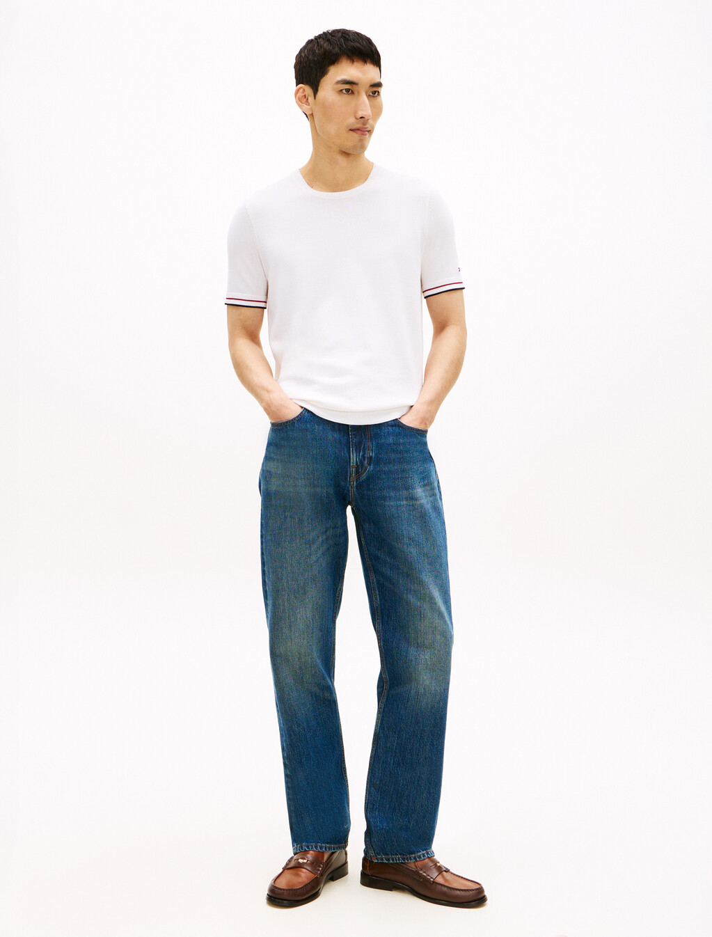 Tech Cotton T-Shirt, White, hi-res