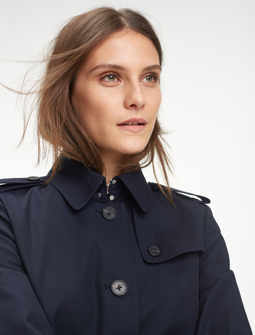 Heritage Single Breasted Trench, MIDNIGHT, hi-res