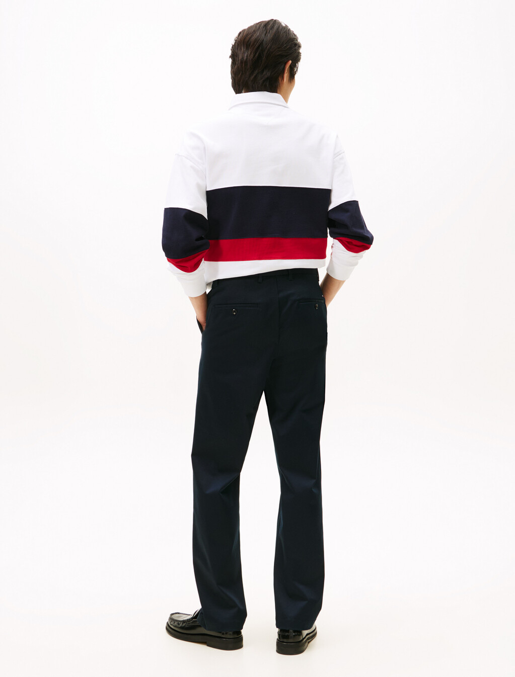 Mercerized Cotton Satin Chino, Desert Sky, hi-res