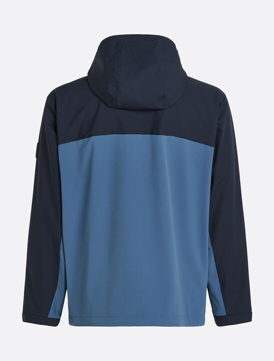 Color Block Hooded Jacket