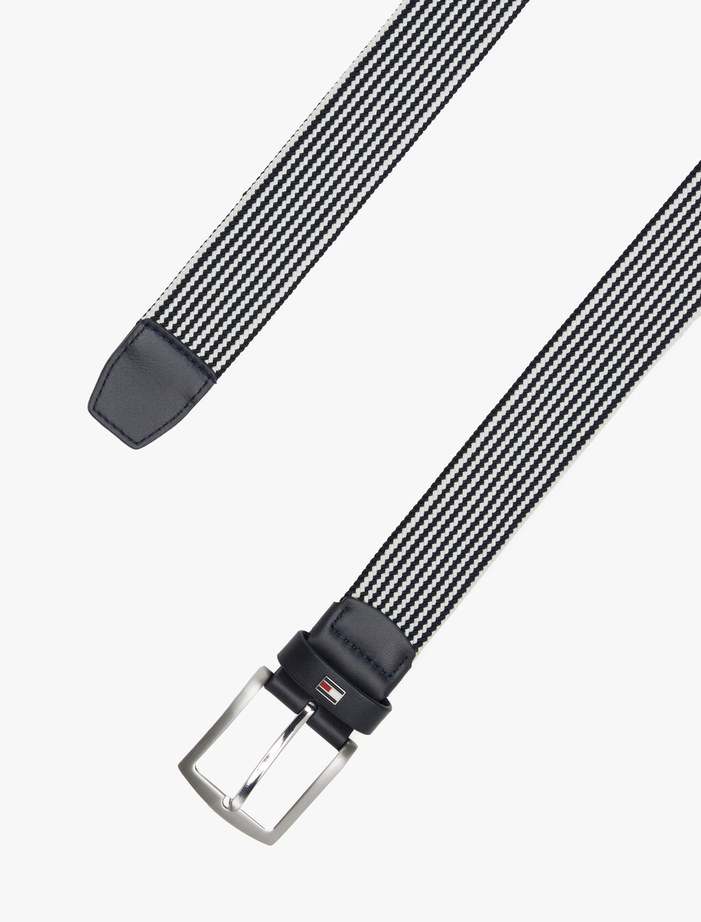 Square Buckle Textured Belt, Space Blue, hi-res