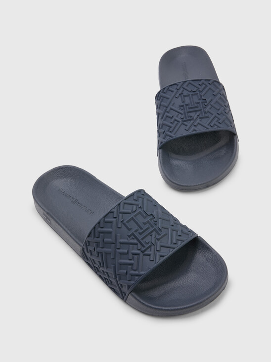 TH MONOGRAM POOL SLIDES