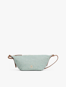 Canvas Sling Bag, Charming Green Stripe, hi-res