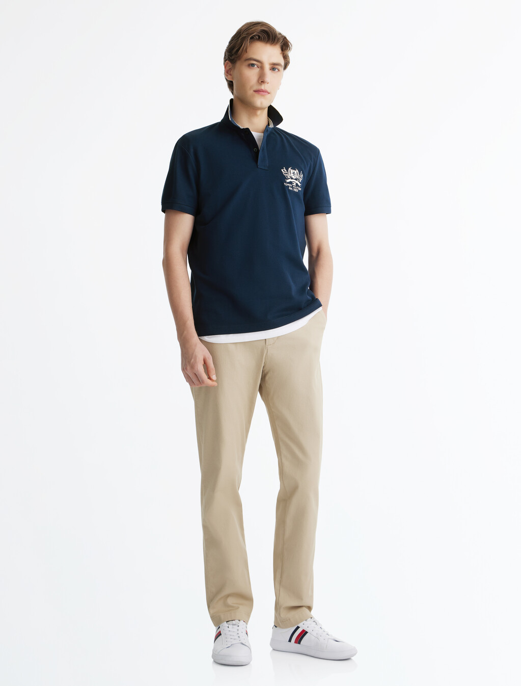 Hilfiger Icon Regular Polo, Night Sky, hi-res