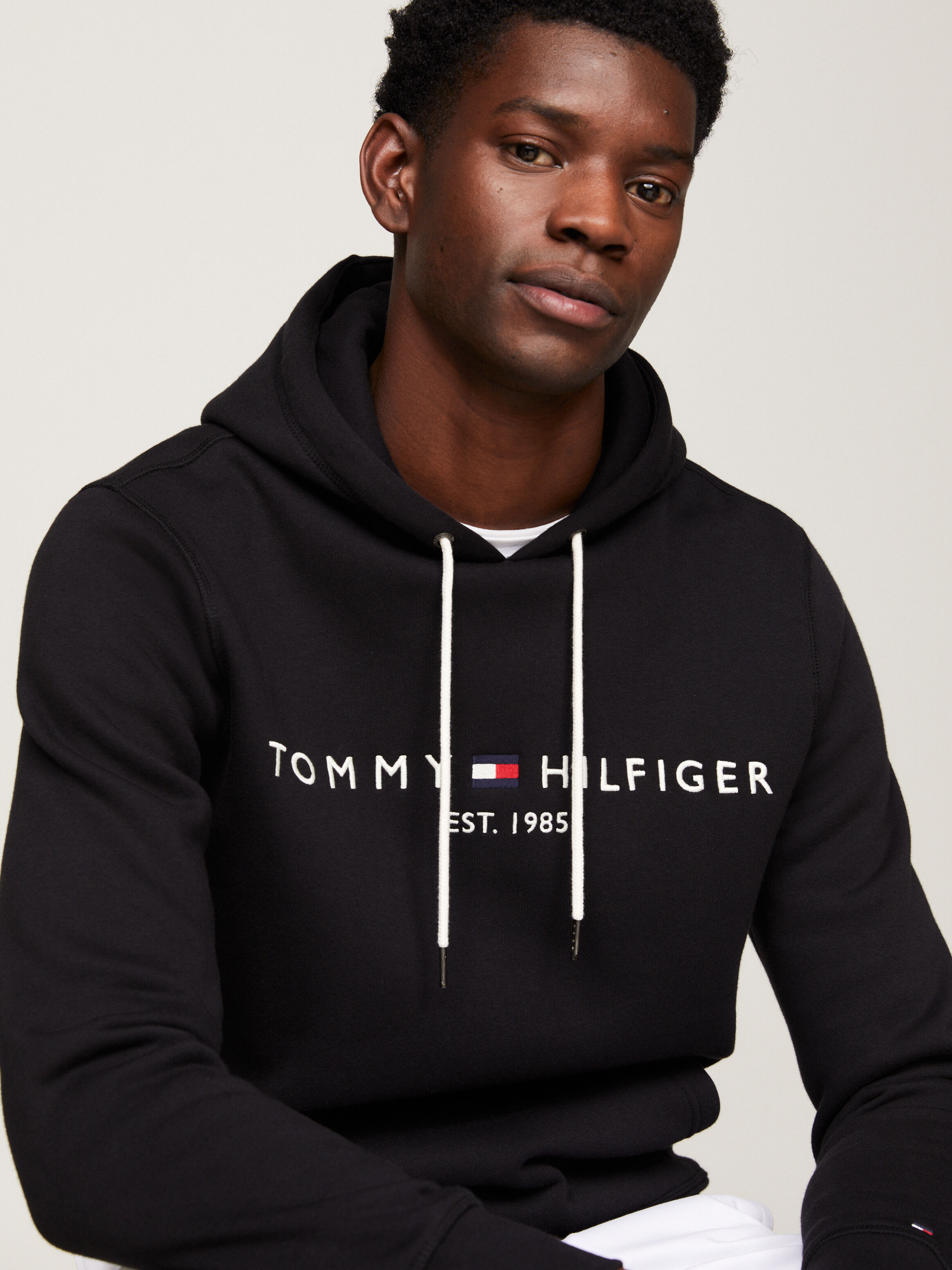 Essential hoodie tommy hilfiger clearance
