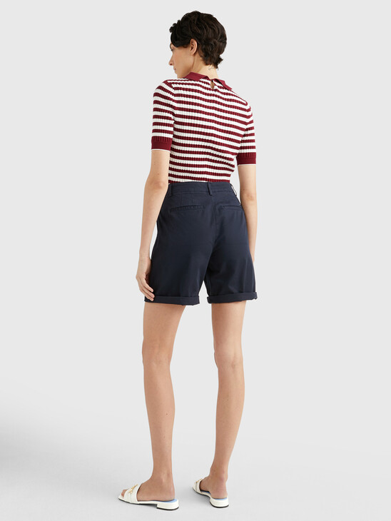 TURN-UP HEM CHINO SHORTS