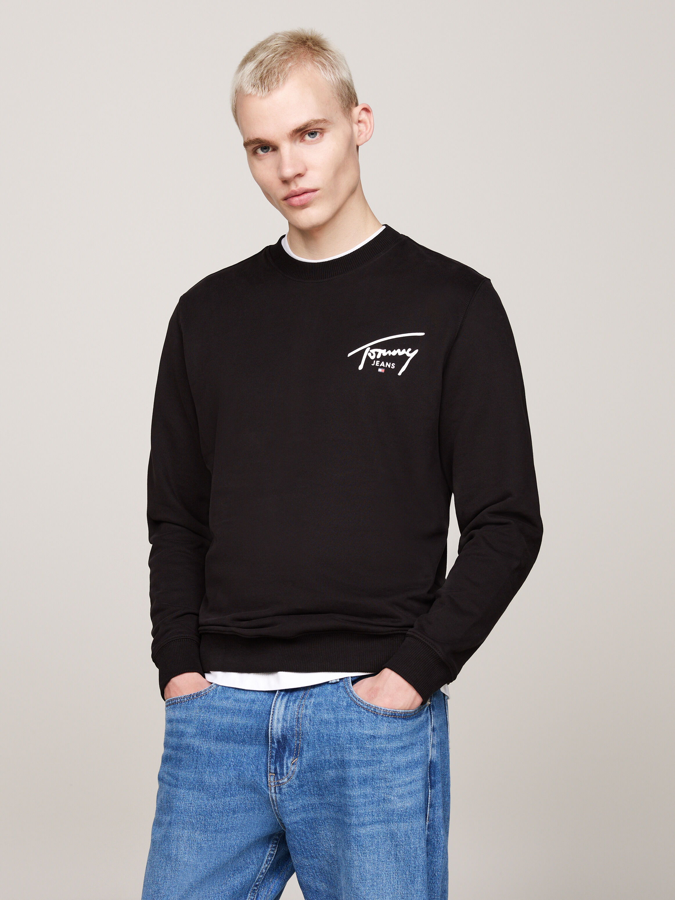 Signature Logo Back Graphic Sweatshirt