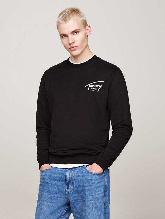 Signature Logo Back Graphic Sweatshirt