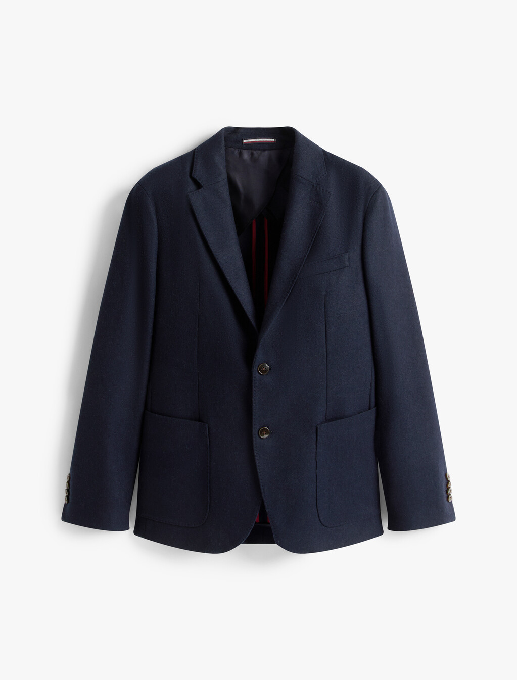 Smart Casual Wool Blend Flannel Blazer, Desert Sky, hi-res