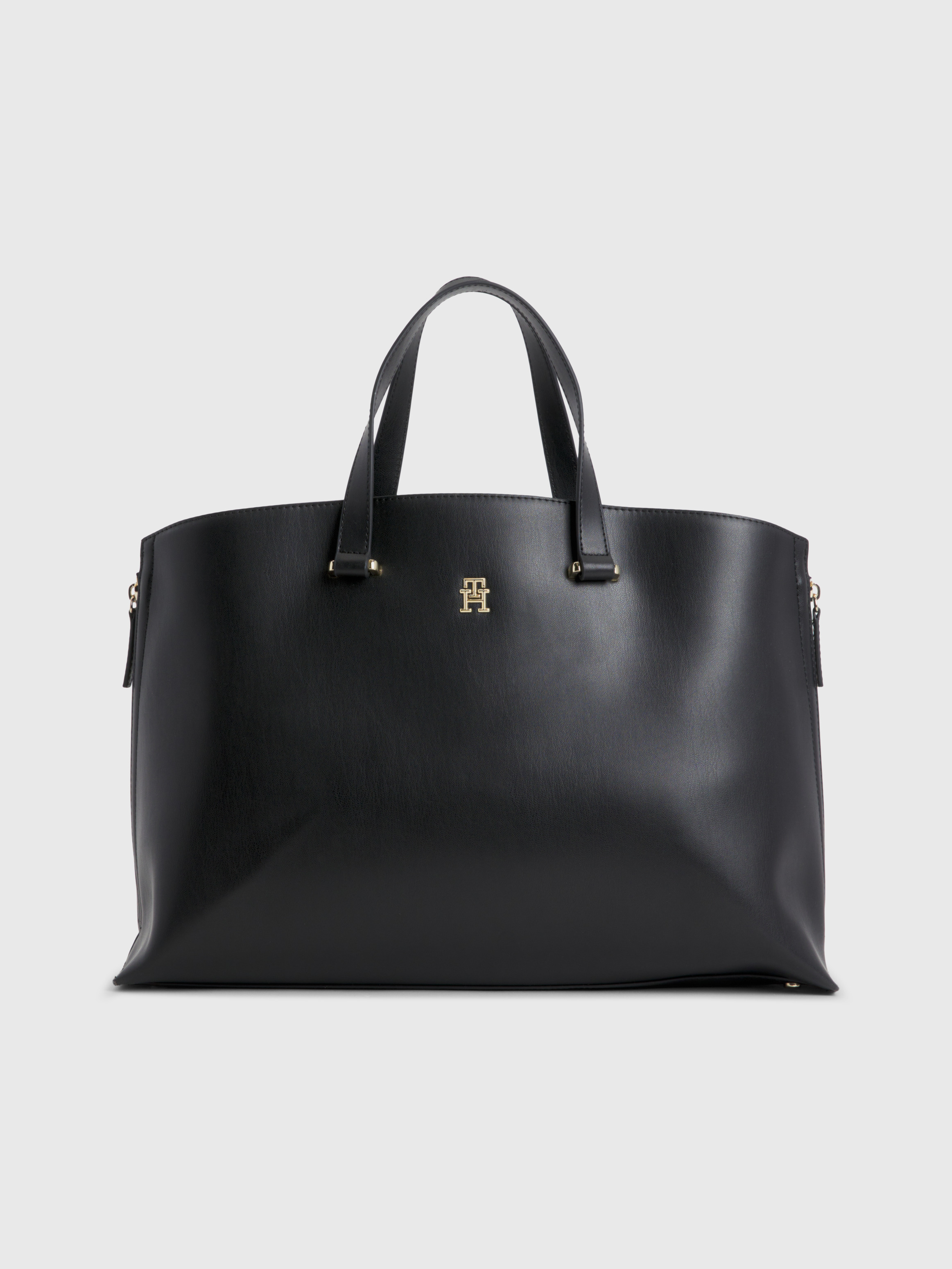 Structured Tote in Black