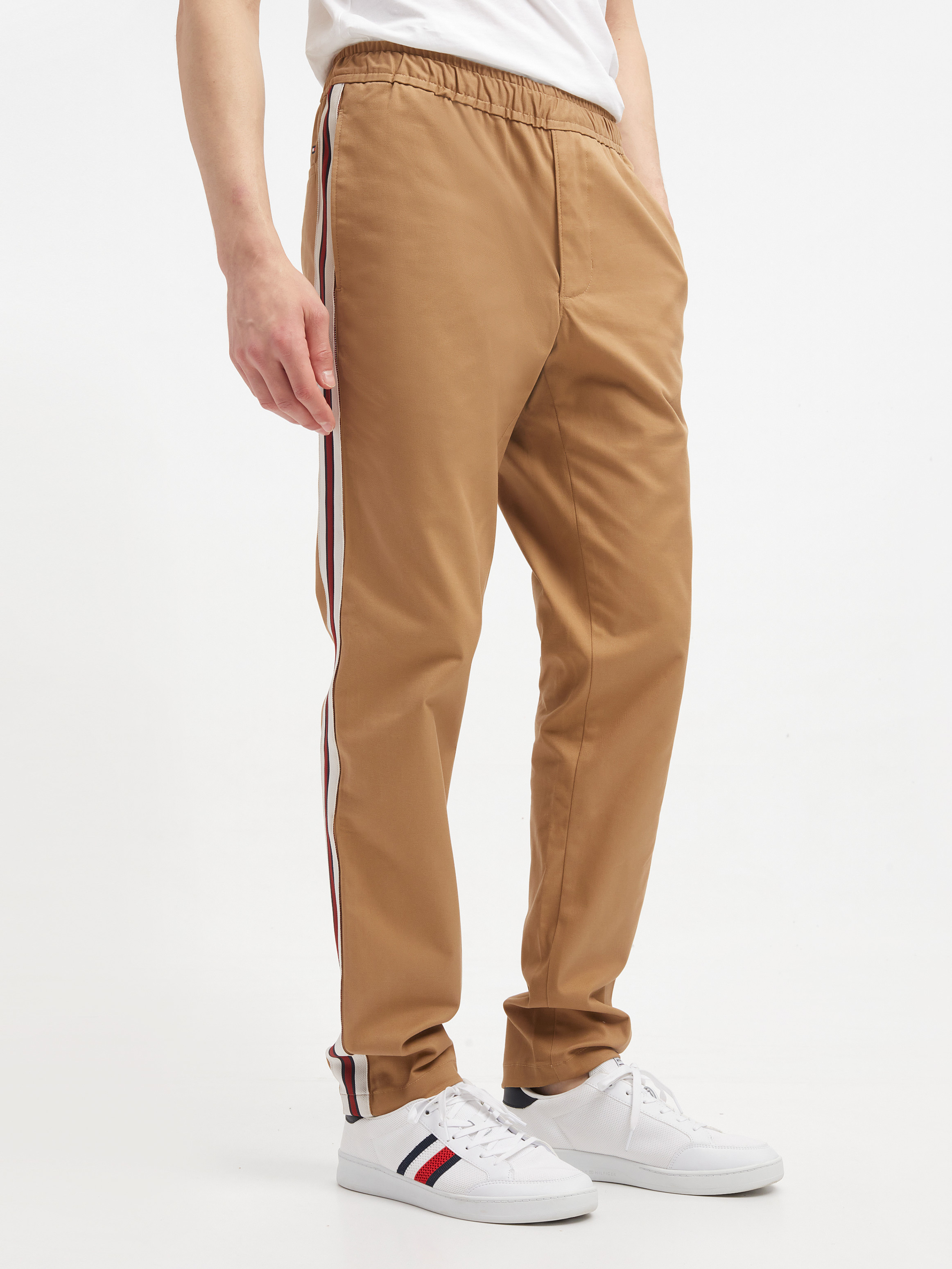 Tommy Hilfiger  chelsea side tape pull on relaxed fit trousers  men   Ofive Egypt